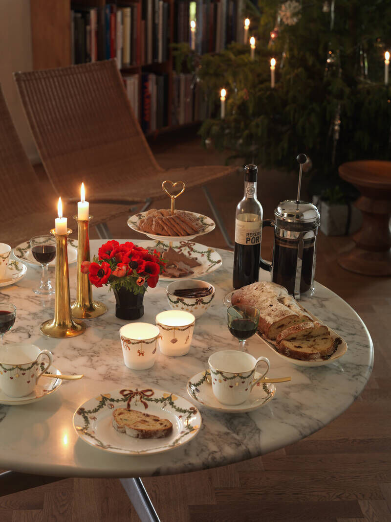 Star Fluted Christmas 19 cm tallrik