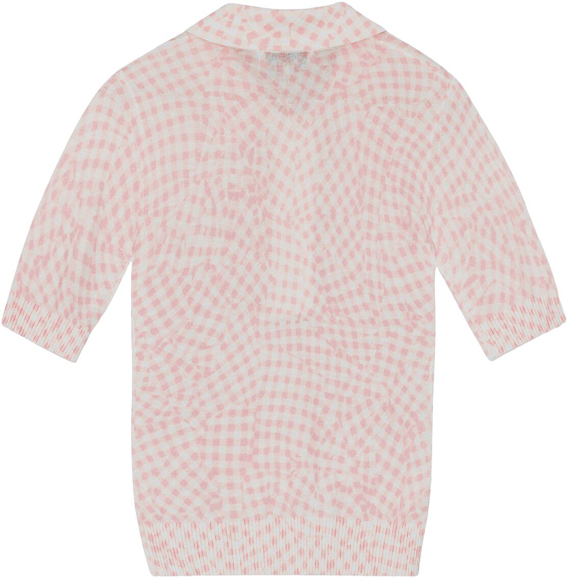 Sheer Cotton Printed Polo