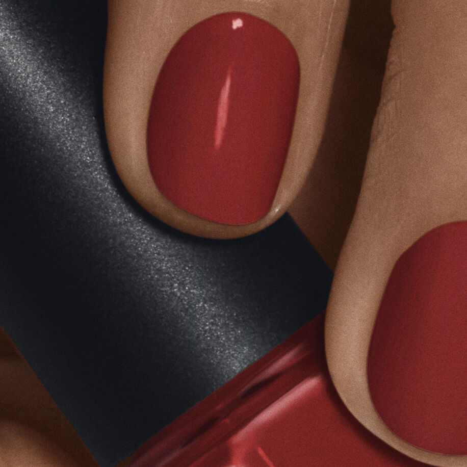 Nail Polish Auburn Red