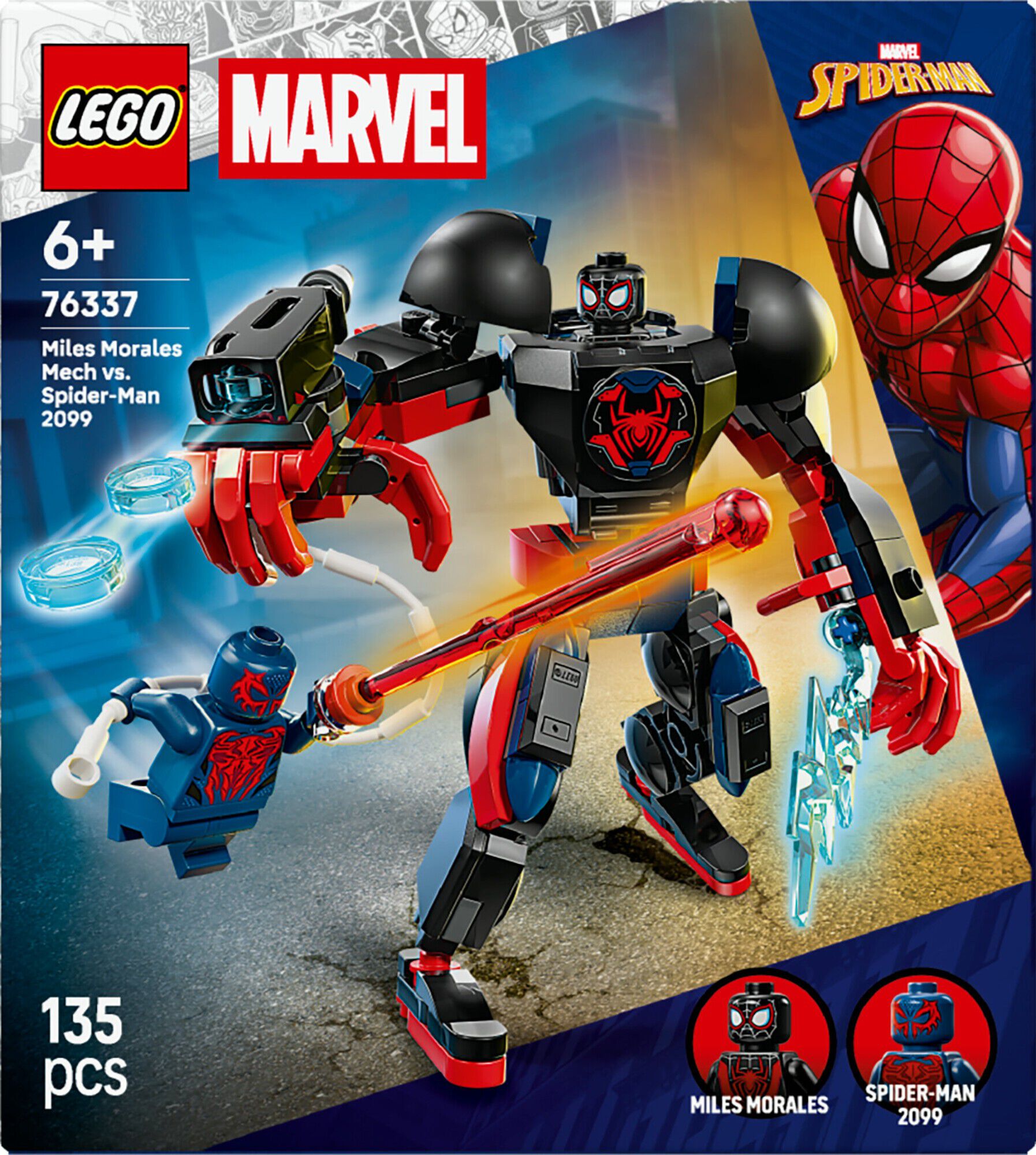Miles Morales-mech mod Spider-Man 2099 76337