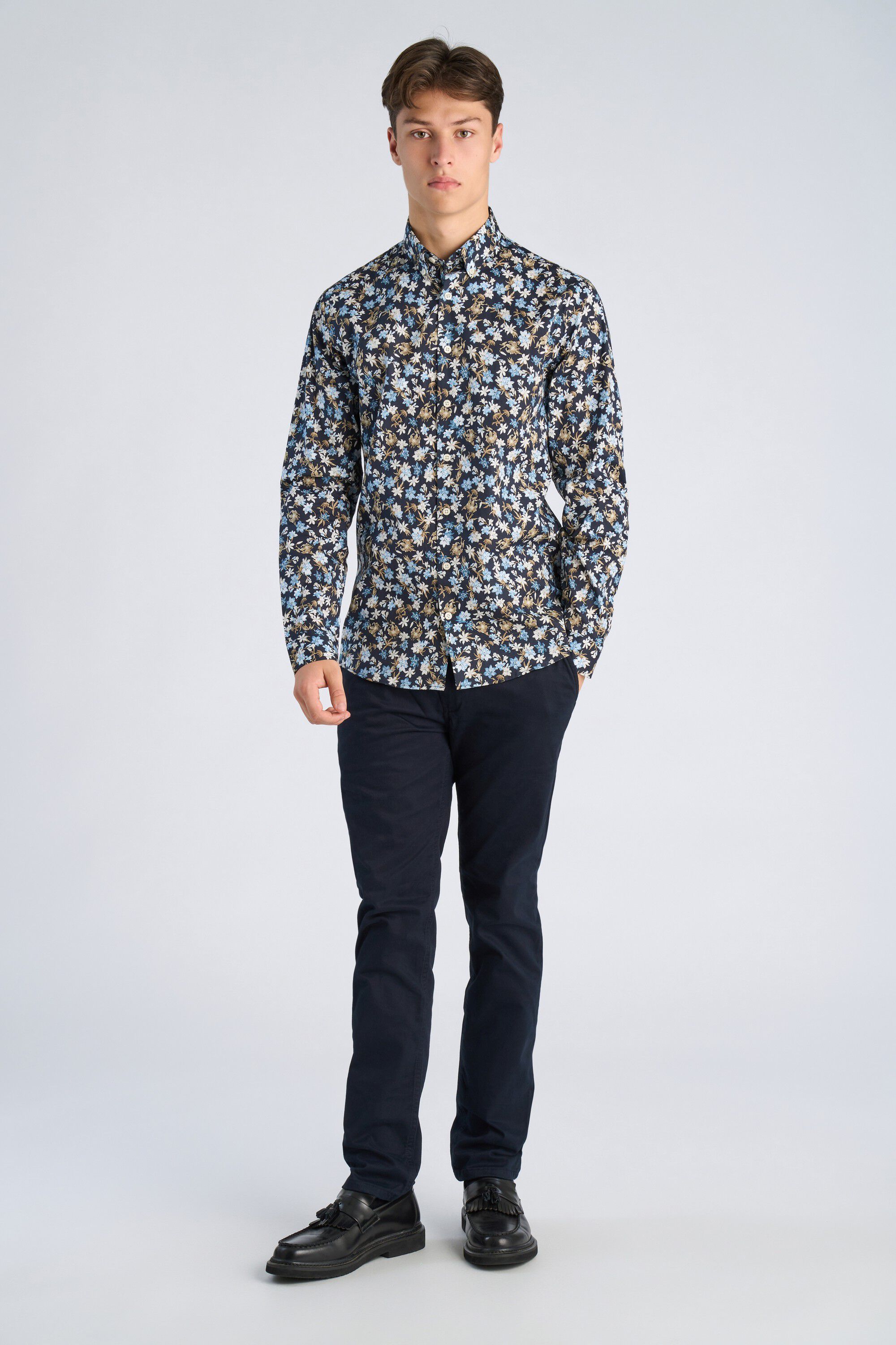 AOP floral shirt L/S