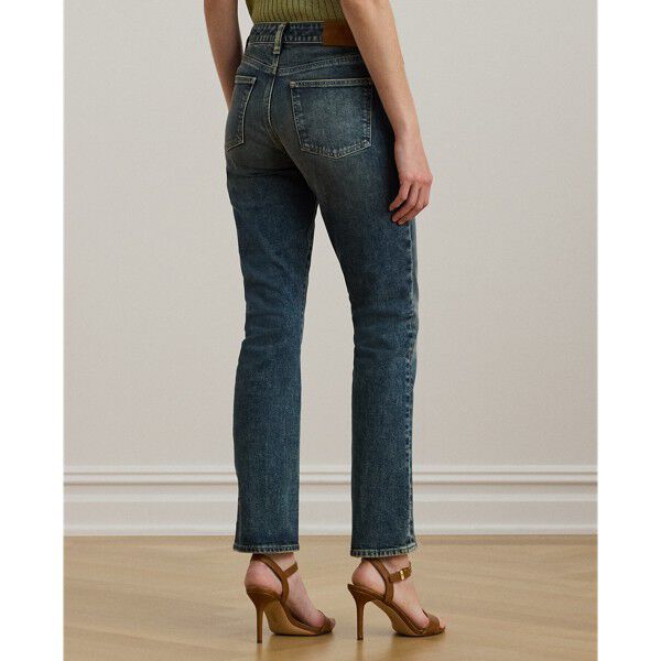 Mid-Rise Straight Ankle Jean