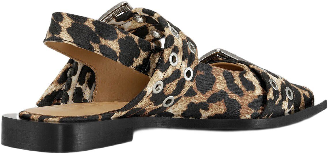 Feminine Buckle Ballerina Satin Pri