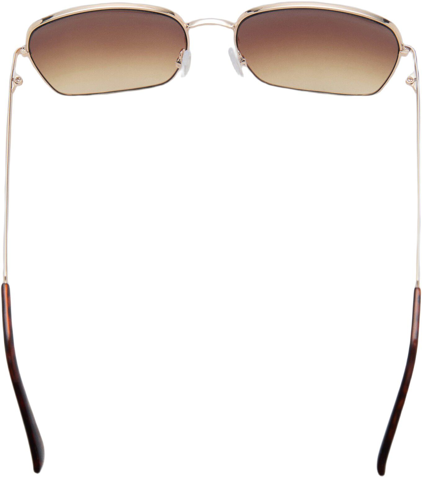 Square metallic frame sunglasses