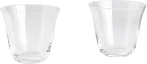 Curve Tumbler Glass-Set of 2-Small-Clear