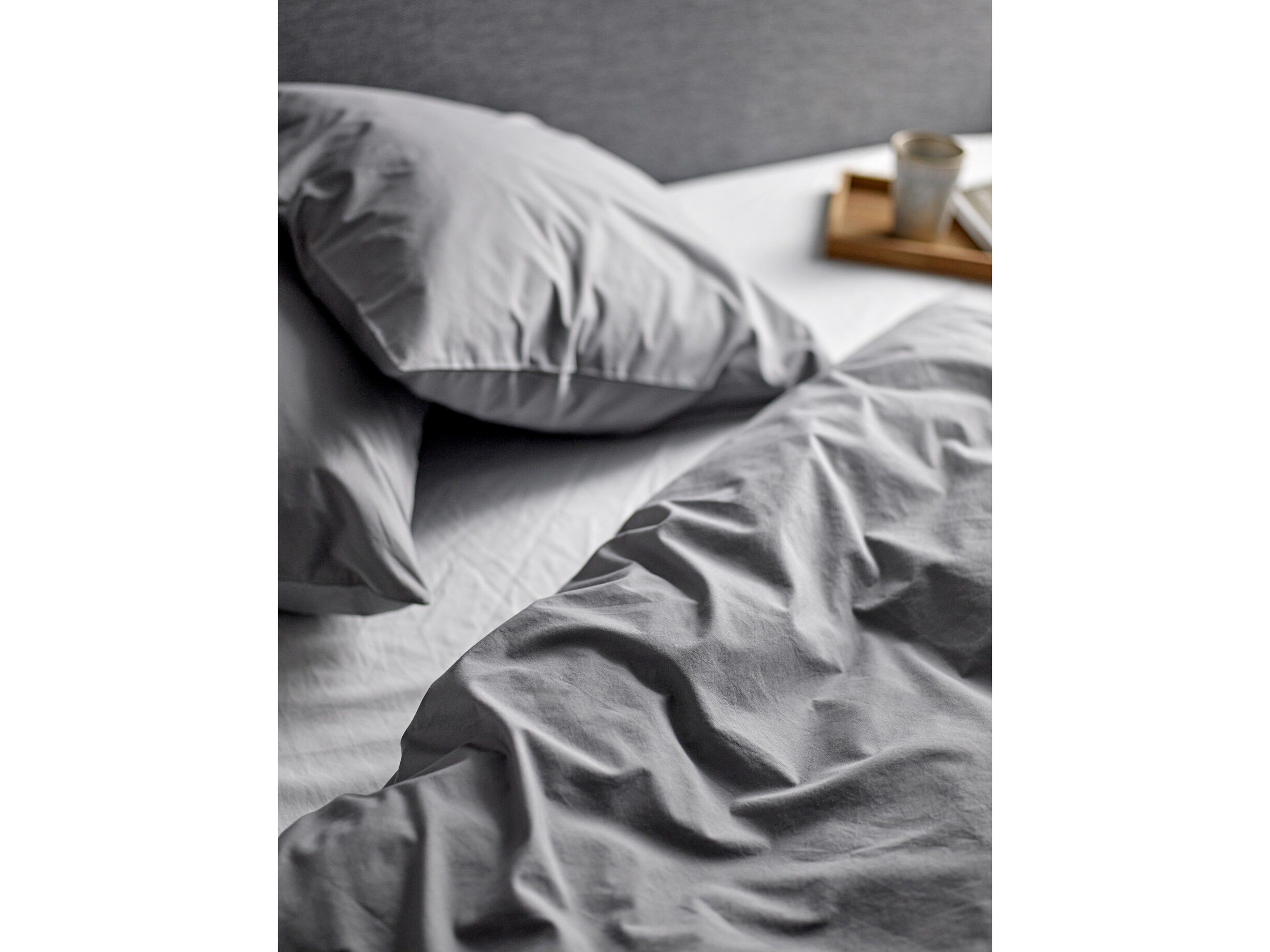 P&aring;slakanset 140x200 Whisper Stone Grey