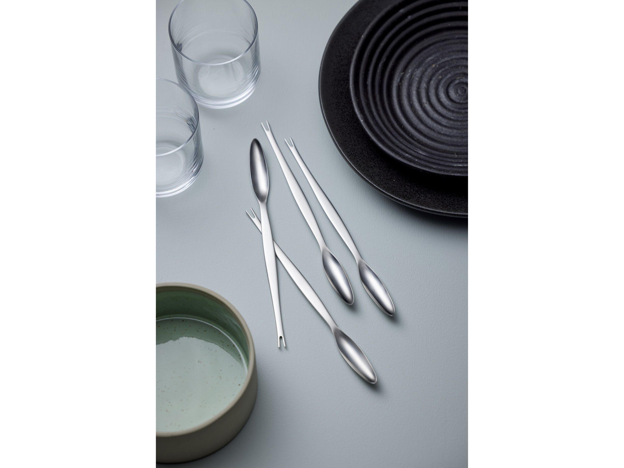 Hummergaffel Focus Steel 20,6 cm 4 st Matt st&aring;l