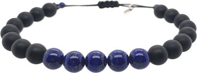 Jonas Onyx/Lapis Lazuli Bracelet