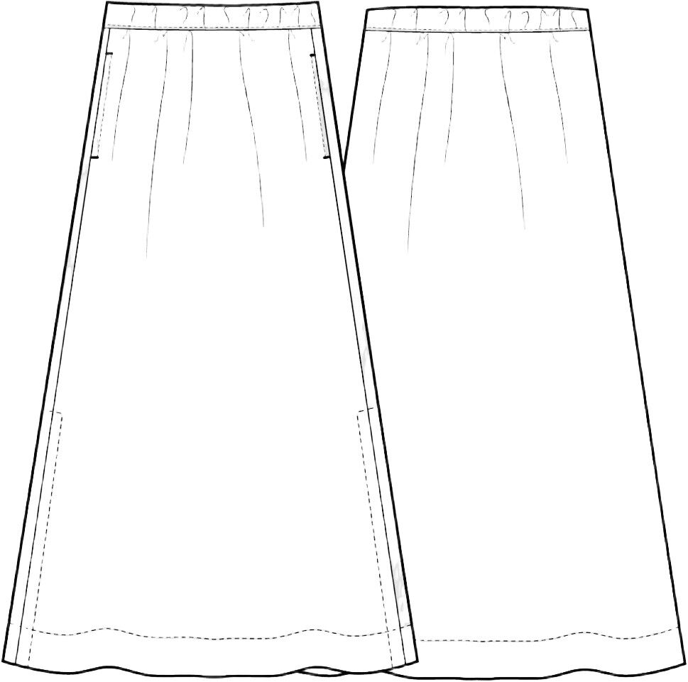 Alice Poplin Skirt GOTS