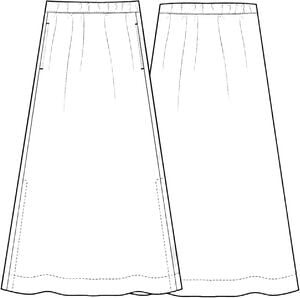 Alice Poplin Skirt GOTS