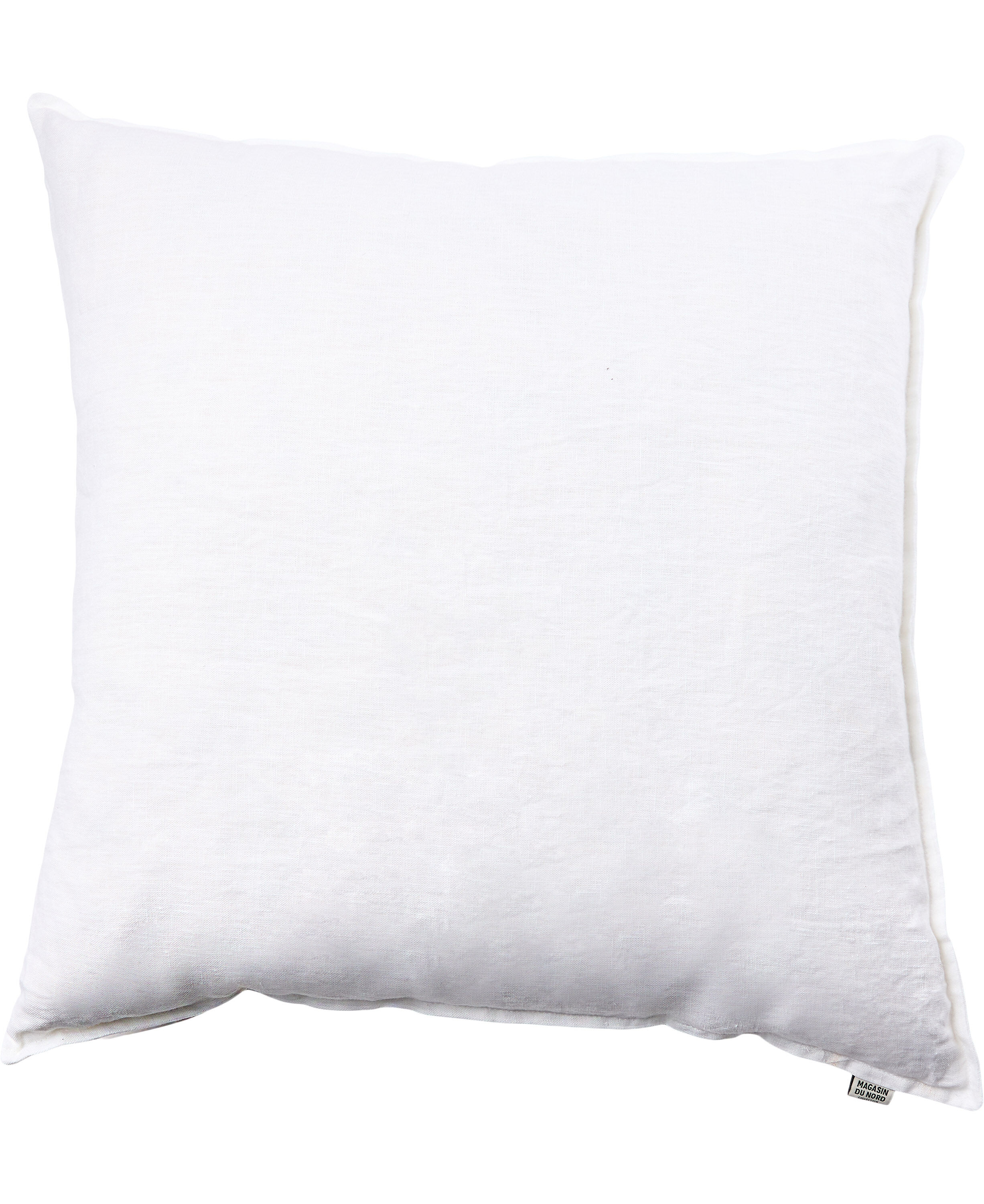 H&oslash;r vasket pude White 60x60