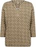 SC-FELICITY AOP 519 Bluse Oliven