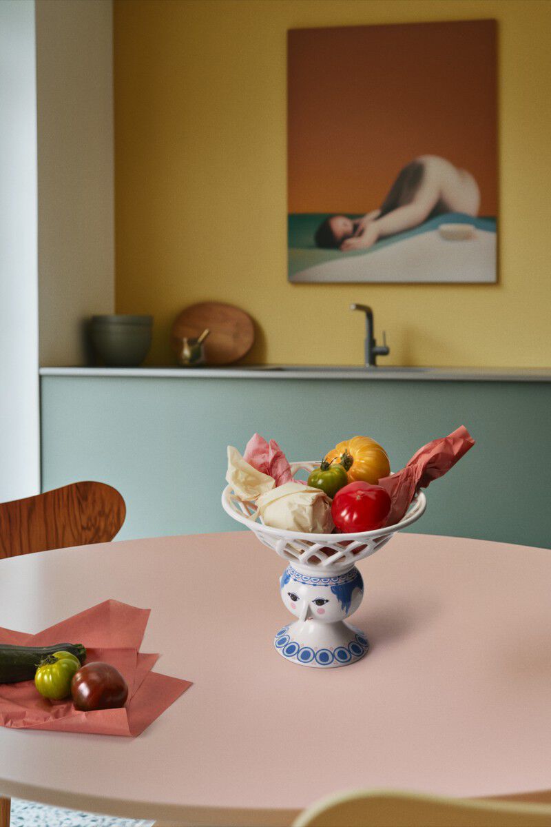 Dora Frugtsk&aring;l &Oslash;25 cm bl&aring;