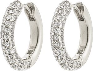 TATUM medium hoops silver-plated