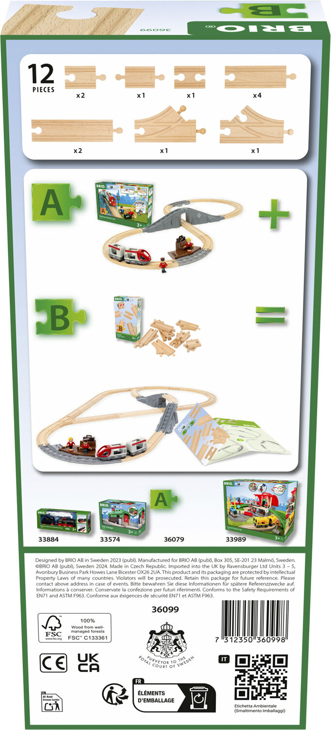 Brio Startpakke skinner