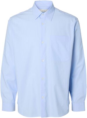 ANRASLUND STRIPED POPLIN LS SHIRT