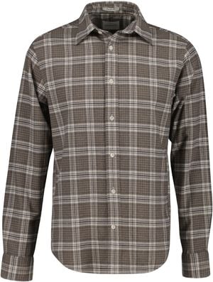 REG FLANNEL MELANGE CHECK SHIRT