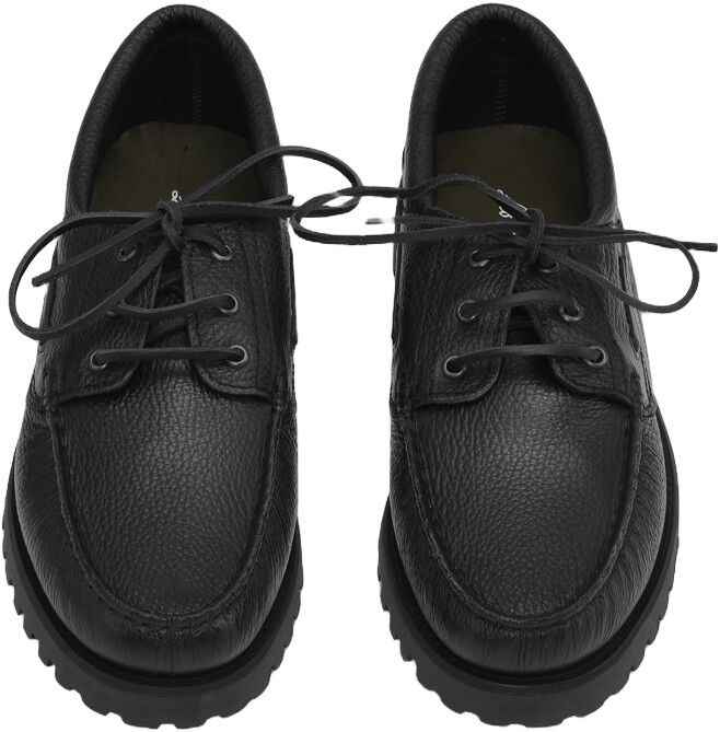 Grain Leather Boat Shoe