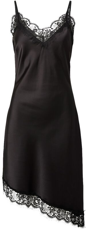 PCNOMI SL SATIN LACE DRESS WVN D2D