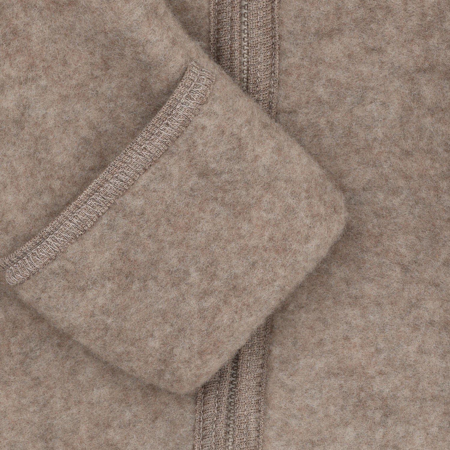 Pram Suit Ears Wool Fleece