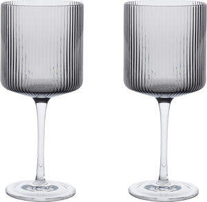 Ripple Red Wine Glasses - Set of 2