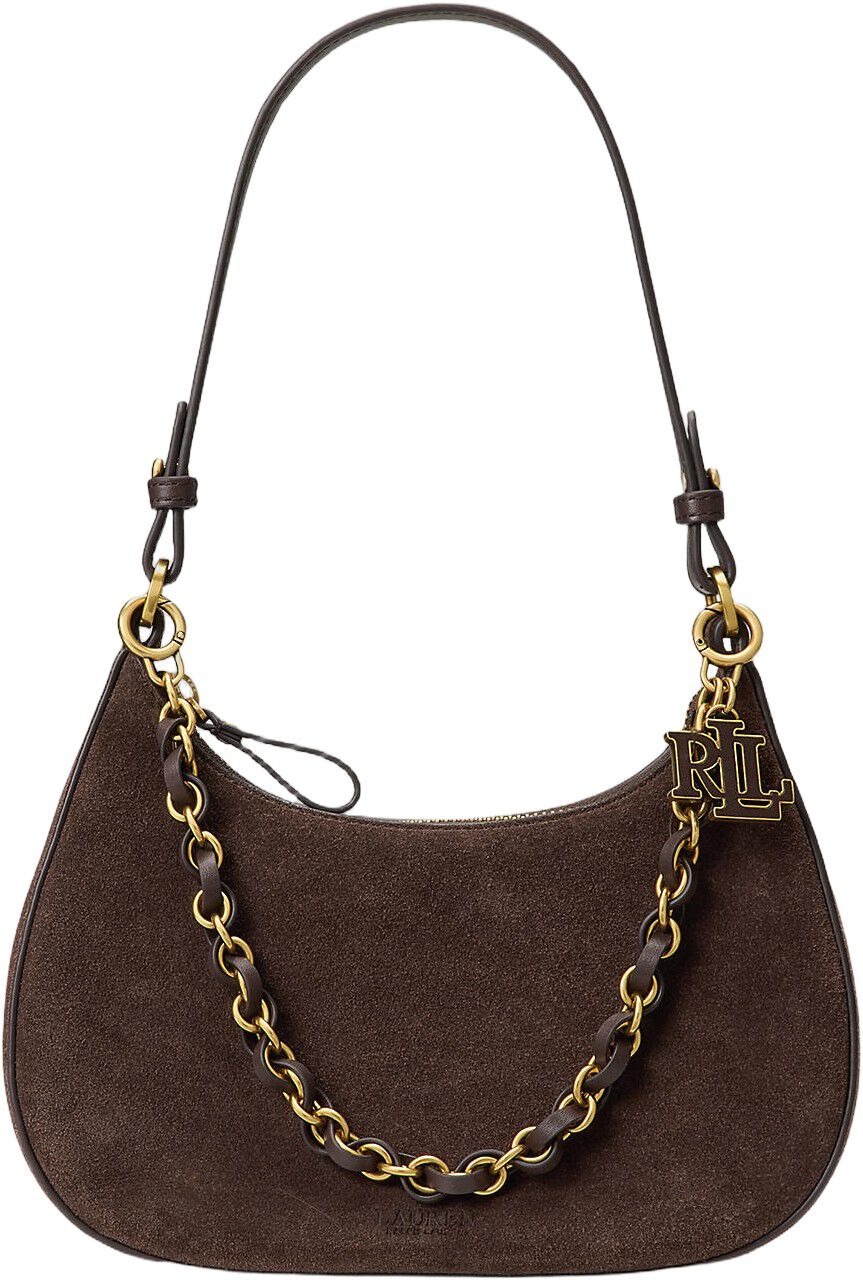 Suede Medium Marcy Zip Shoulder Bag