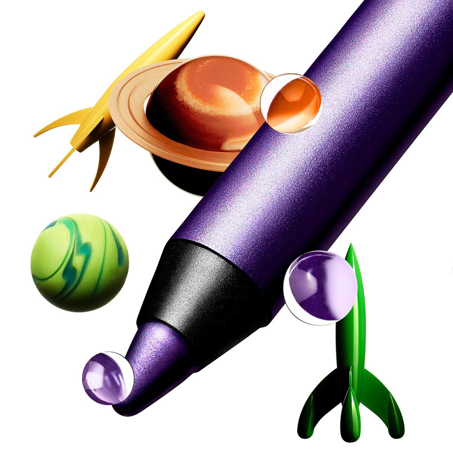 Aqua Resist Color Pencil - Vattenfast &ouml;gonpenna med extrem stadga i 24