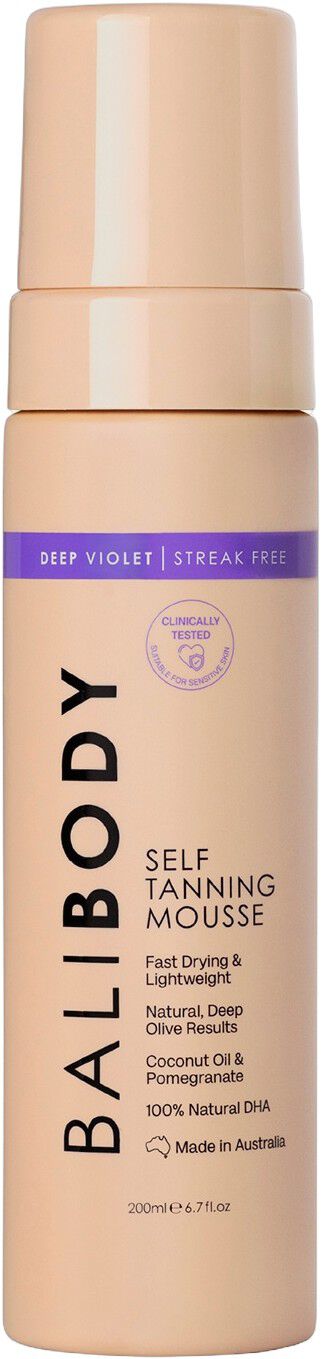 Deep Violet Tanning Mousse - Brun-utan-sol-mousse med m&ouml;rklila bas