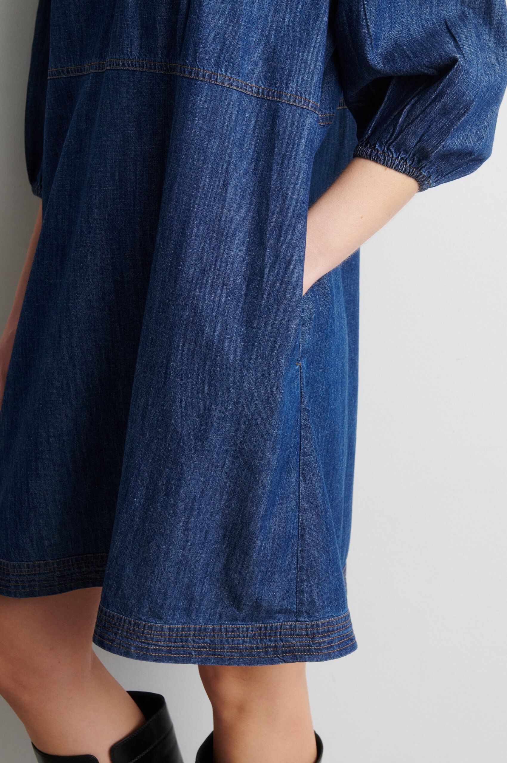 Evana Denim Tunic Dress