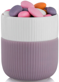 Fluted Contrast mugg Ljung 33 cl