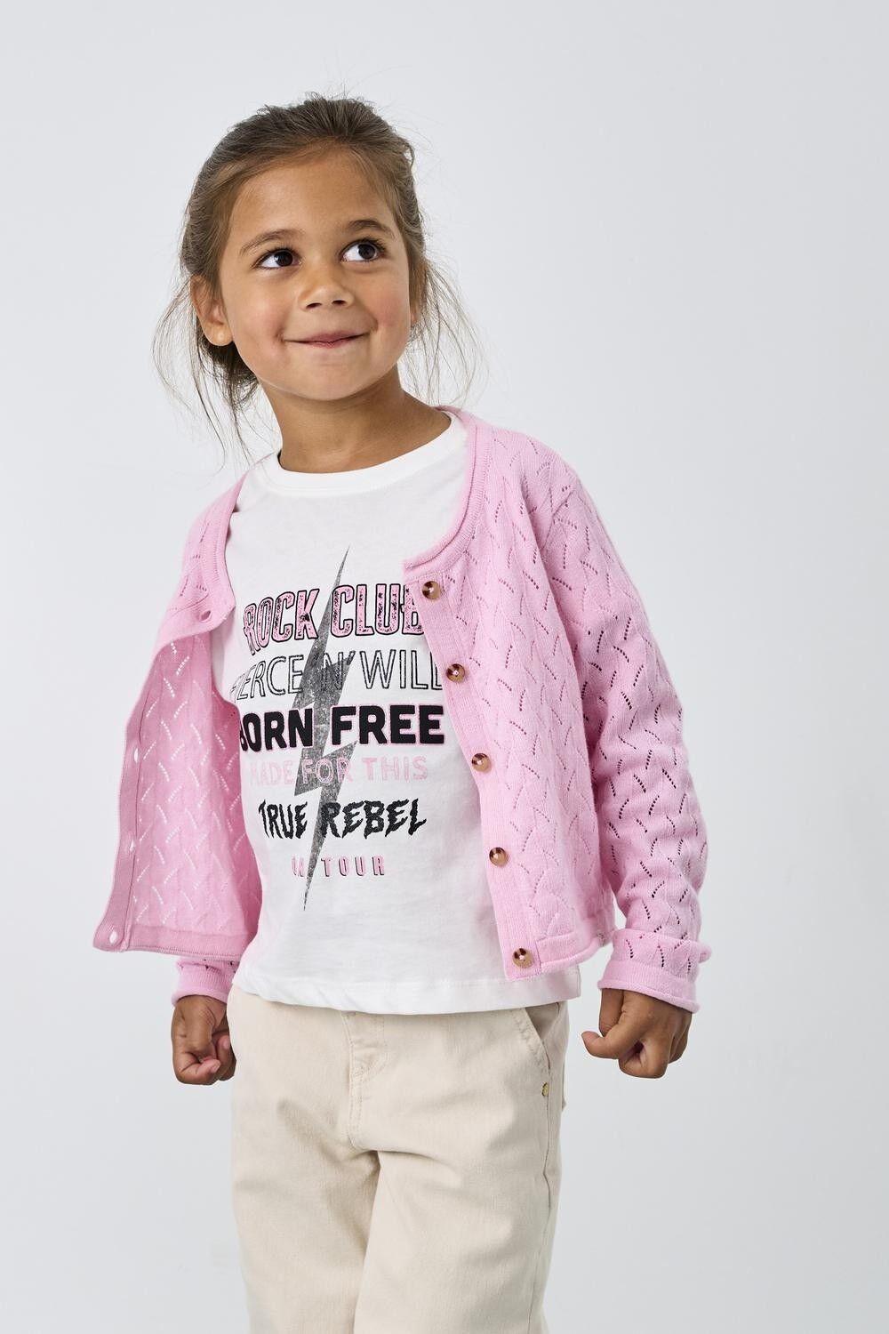 Kmgmegan Life  Ls Cardigan Knt Noos