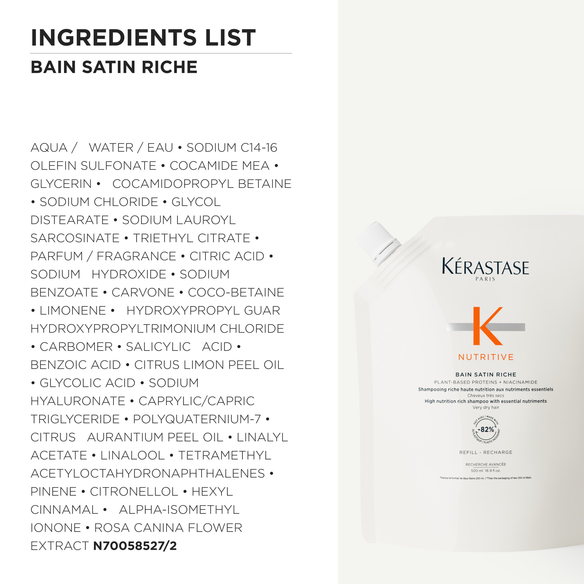 Nutritive Bain Riche Shampoo Refill
