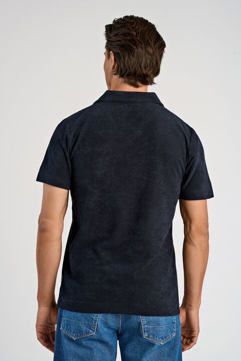 Towel v-neck polo S/S