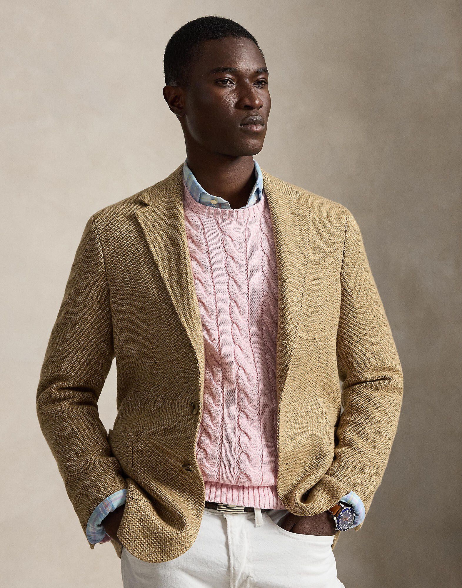 Cable-Knit Cotton Sweater