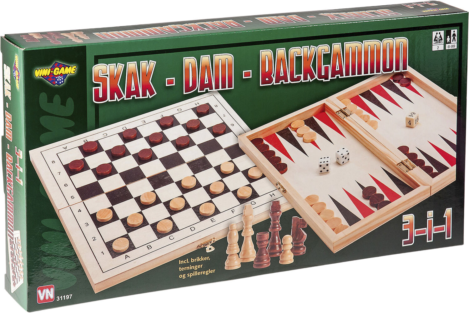VINI 3 i 1 SKAK-DAM-BACKG
