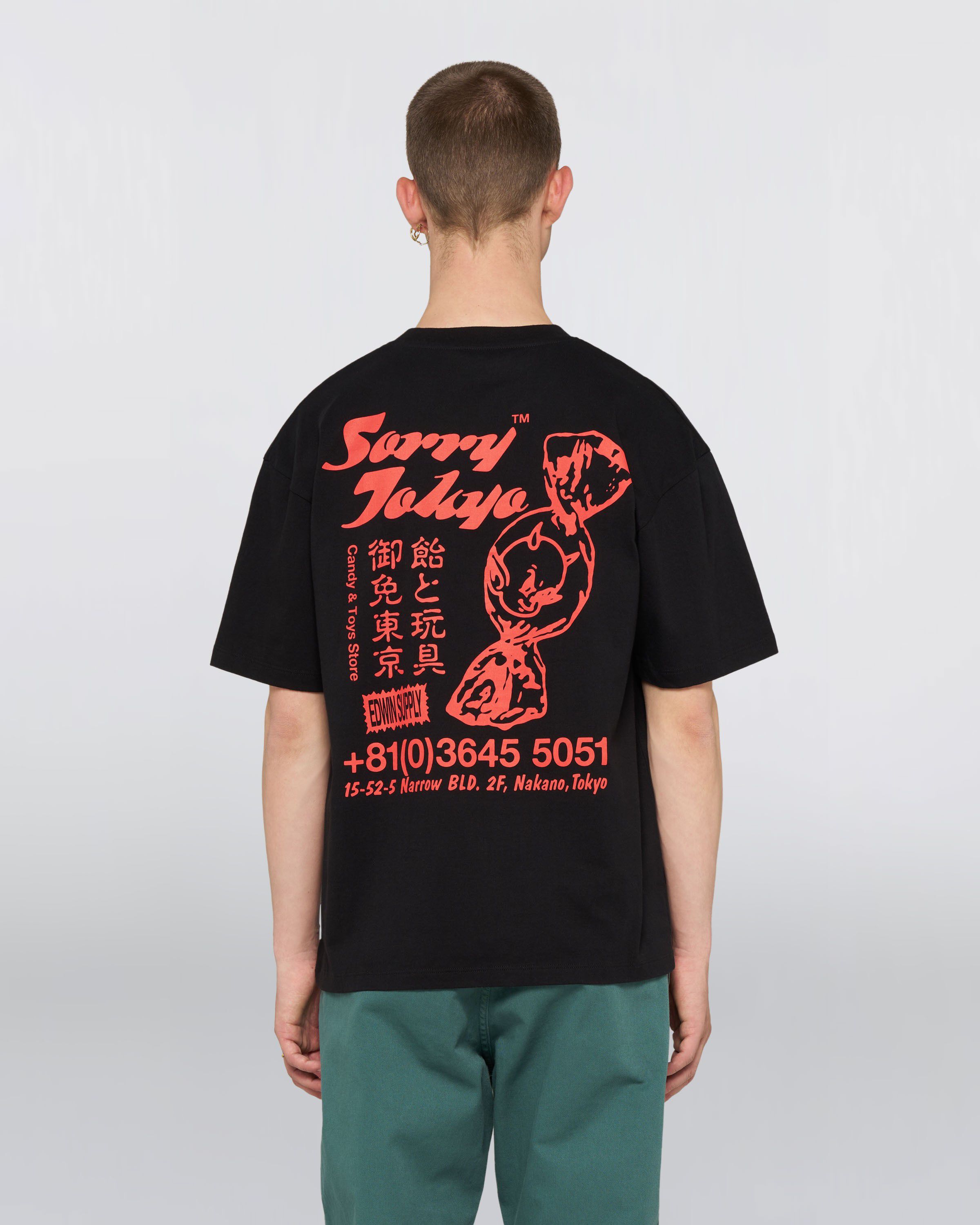 Sorry Tokyo T-Shirt-Black