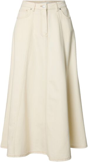SLFTENNA HW LONG DENIM SKIRT