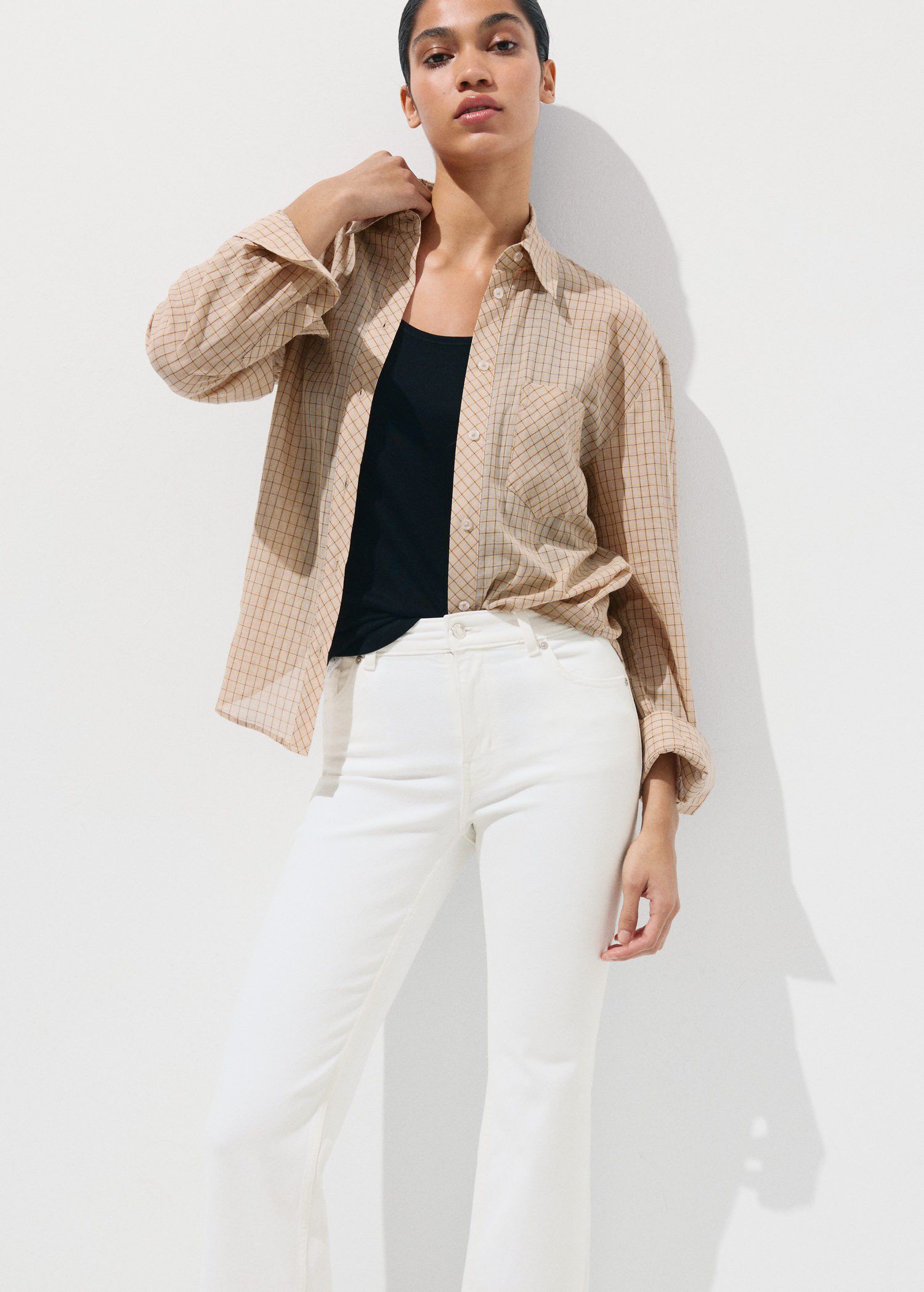 Sienna flared cropped jeans