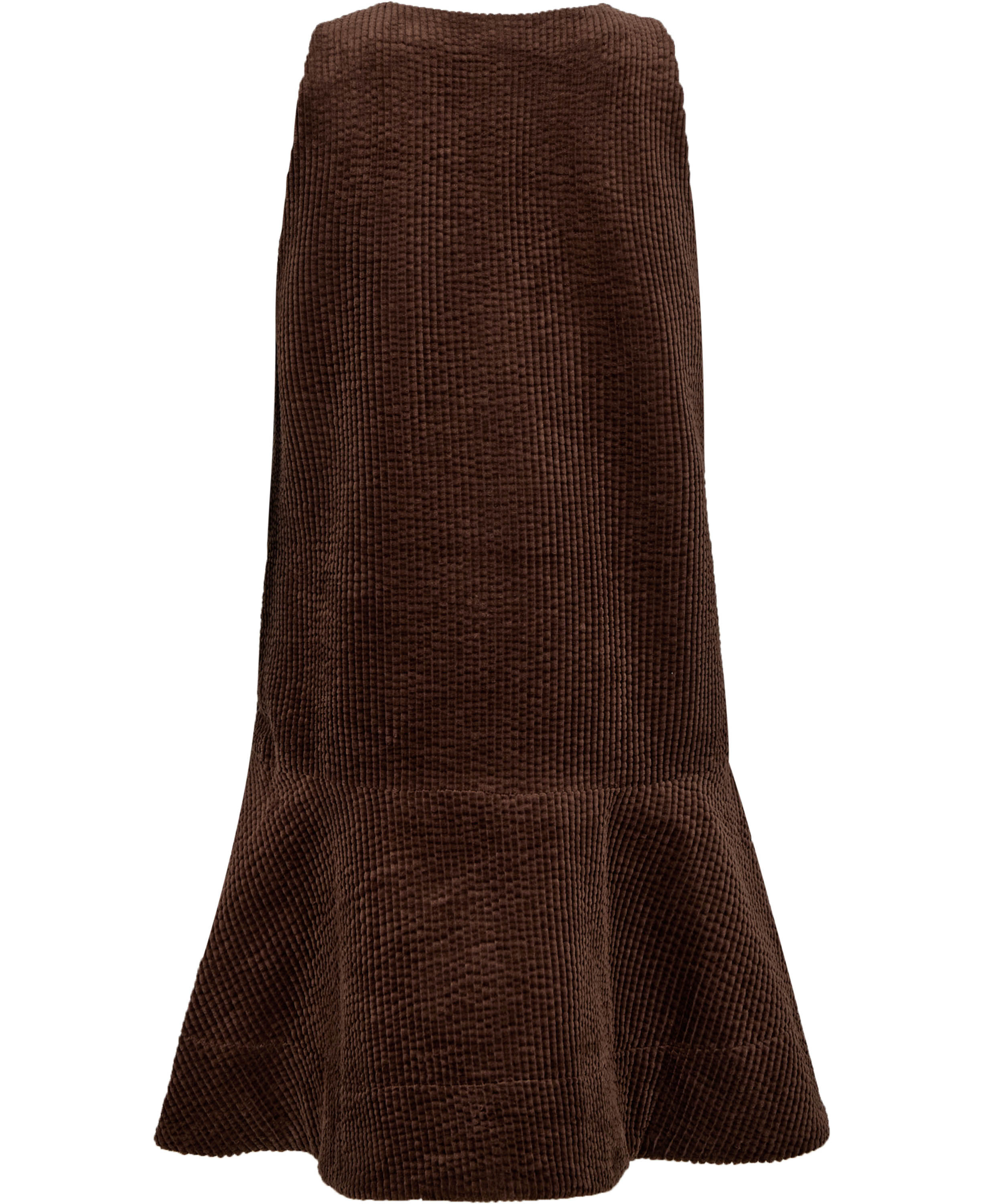 Seersucker Corduroy V-neck Mini Dre