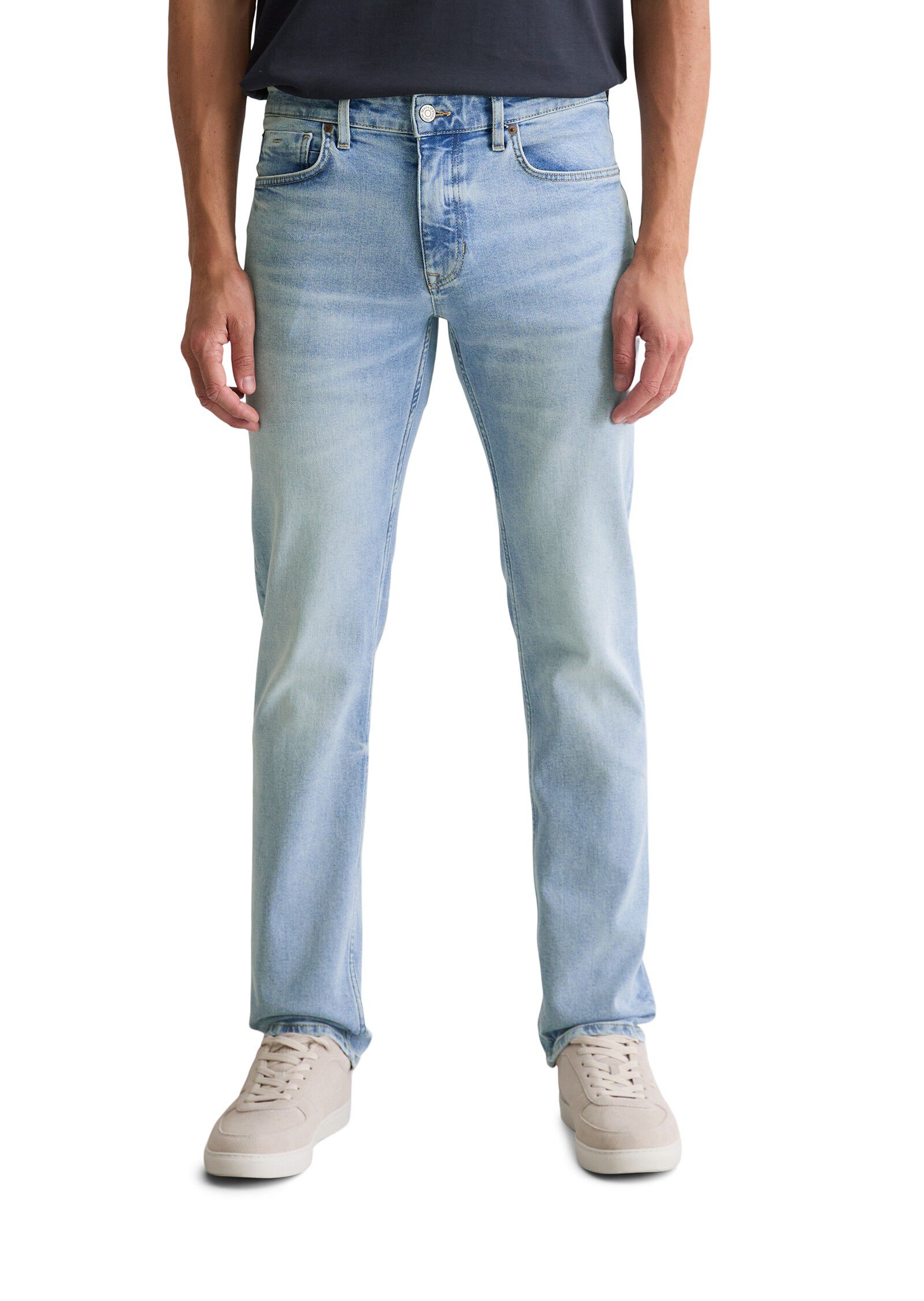 Denim, regular fit, regular leg, lo