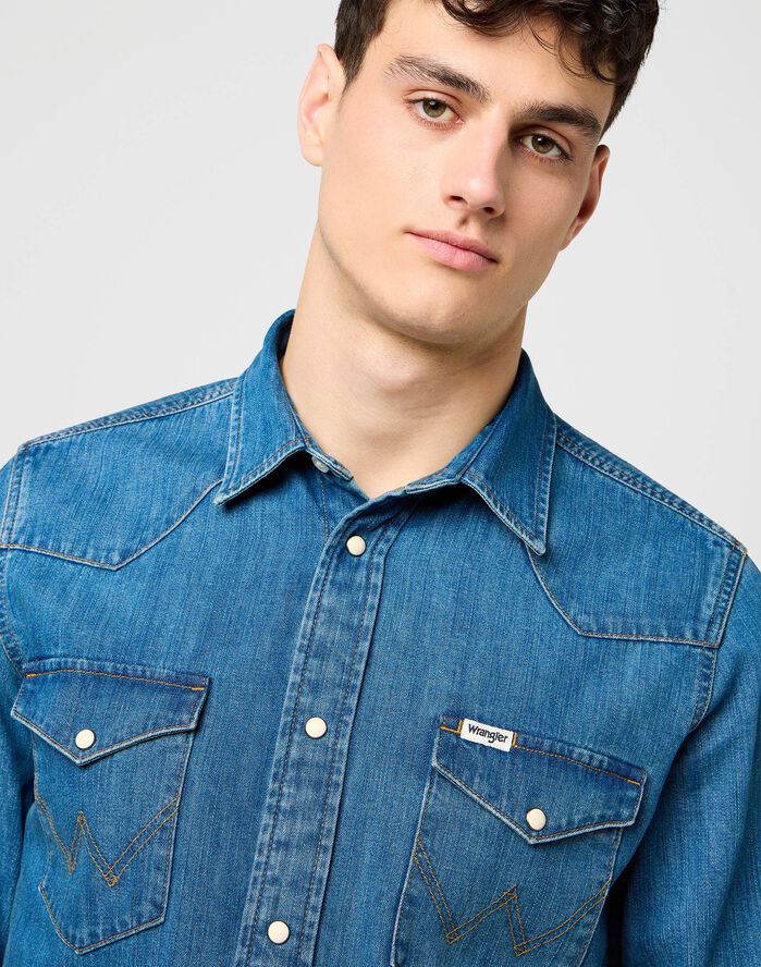 WESTERN SHIRT OLIVE BREEZE