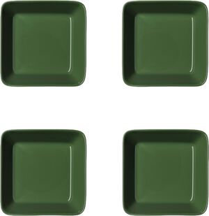 Teema fad 12x12cm j&aelig;gergr&oslash;n 4 stk.