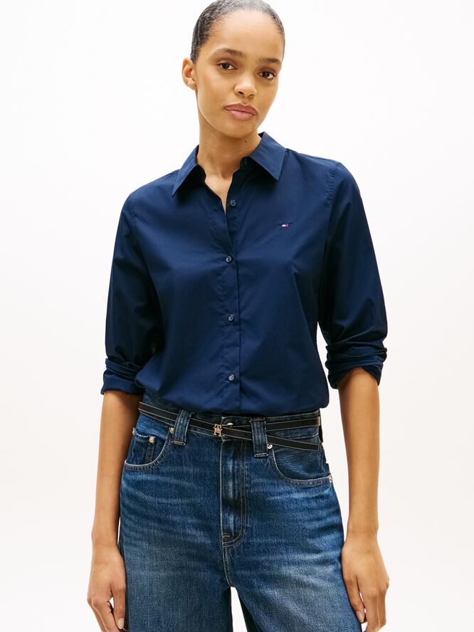 COTTON STRETCH REGULAR LS SHIRT