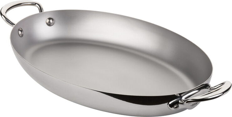 Panna med 2 handtag oval Cook Style 30 cm Stål