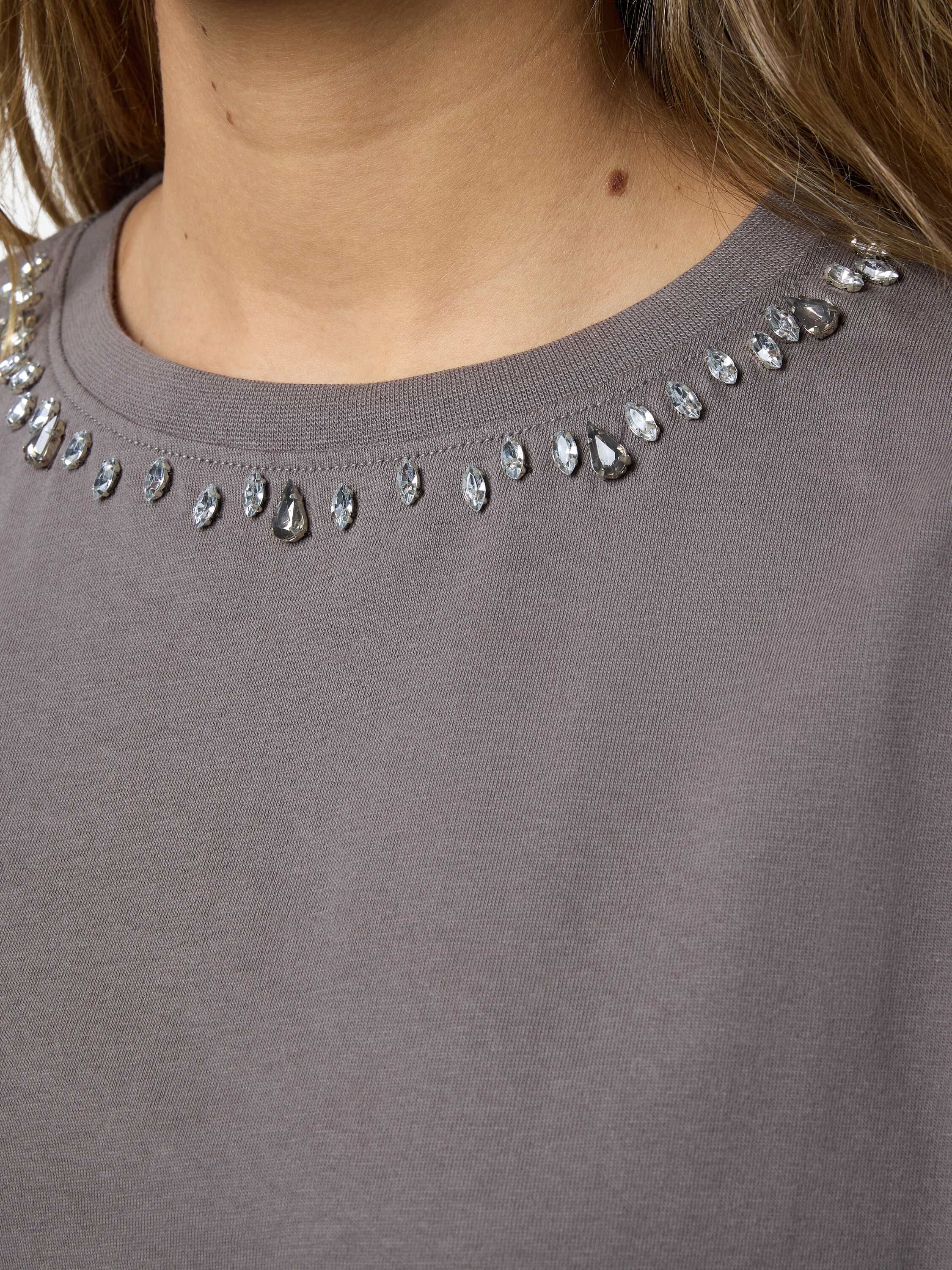 Nmbelle S/S Simili T-Shirt Jrs Fwd