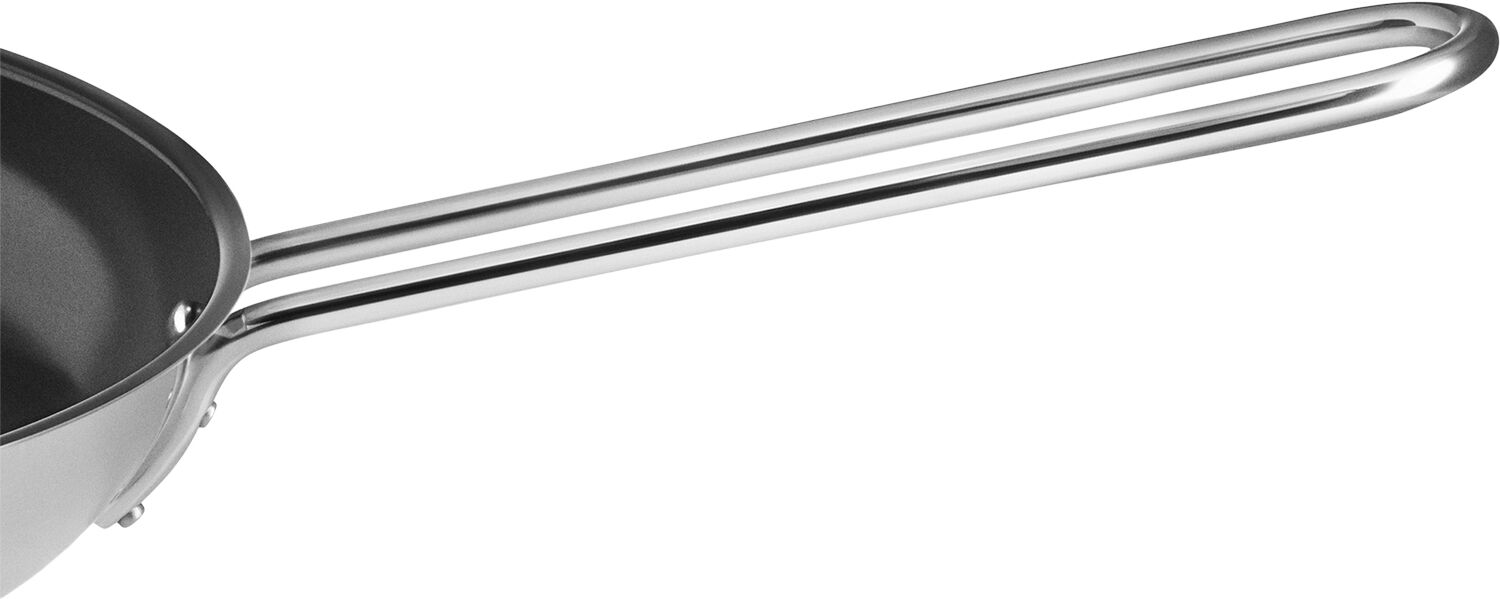 Stainless Steel Stegepande 28 cm keramisk Slip-Let&reg; bel&aelig;gnin