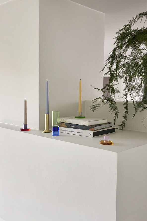 Astra Lysestage Small Blå/Grøn