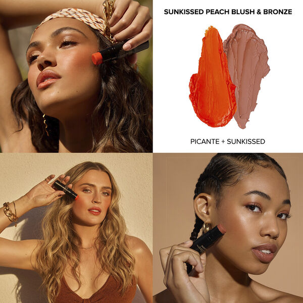 Sunkissed Peach Blush and Bronze 2-Piece Mini Kit - Make-up Set