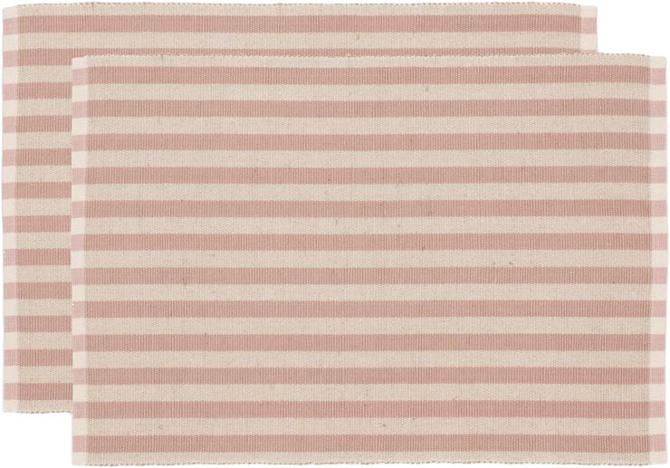Bordstablett 33x48 2-pack Statement Stripe Coffee
