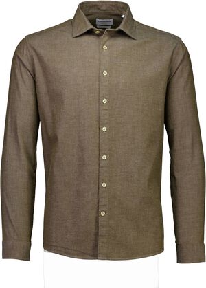 Soft indigo stretch shirt L/S